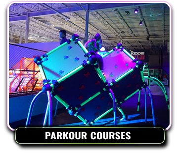 Parkour obstacle course.