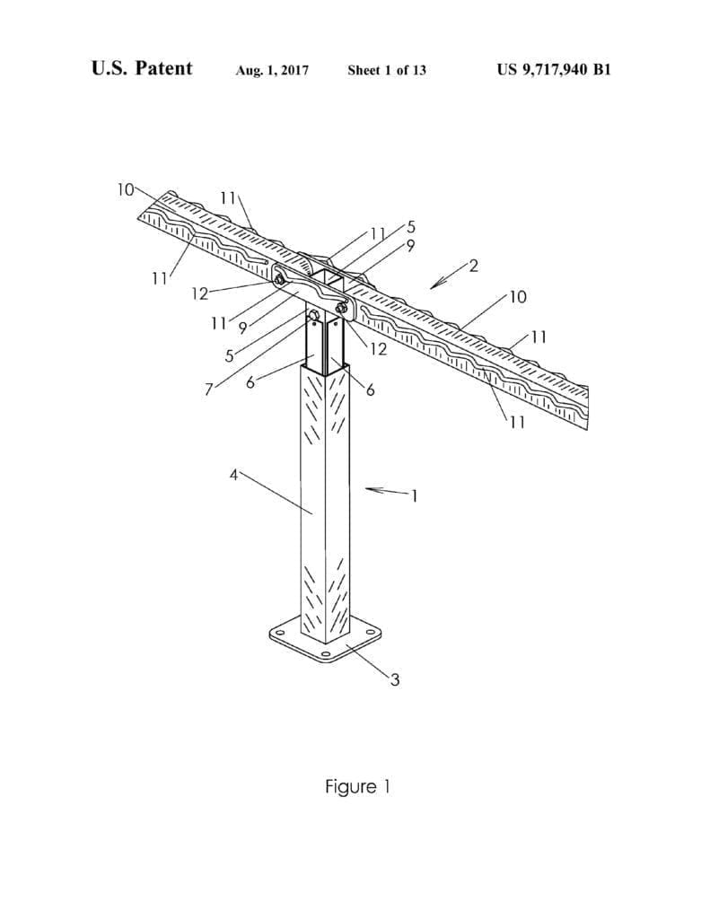 Image of US Patent 9717940B1