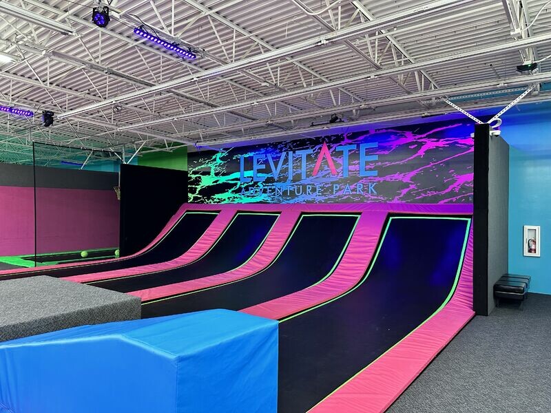 Freestyle court add-ons — spines, jump walls, and obstacles