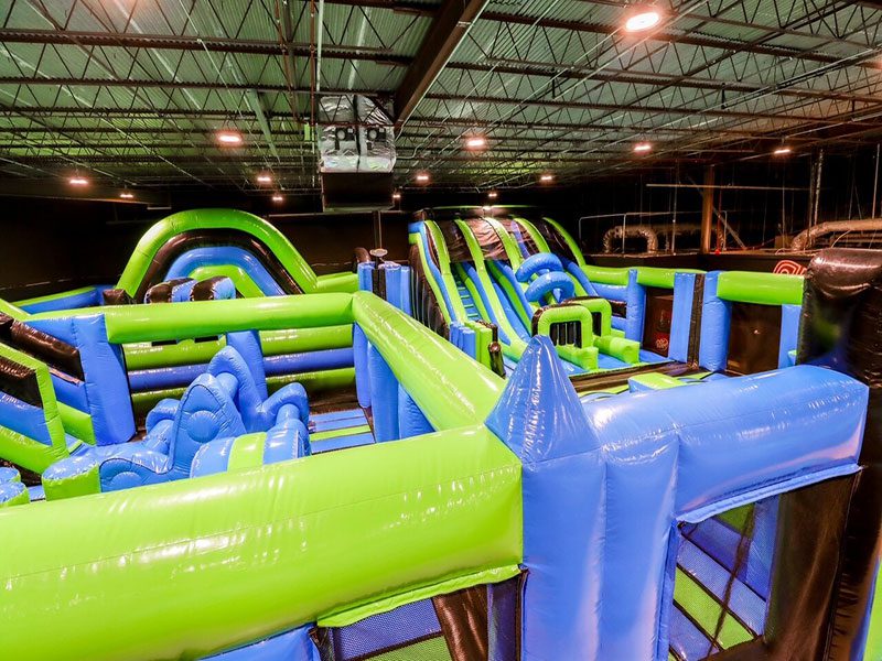 Inflatable park materials and construction