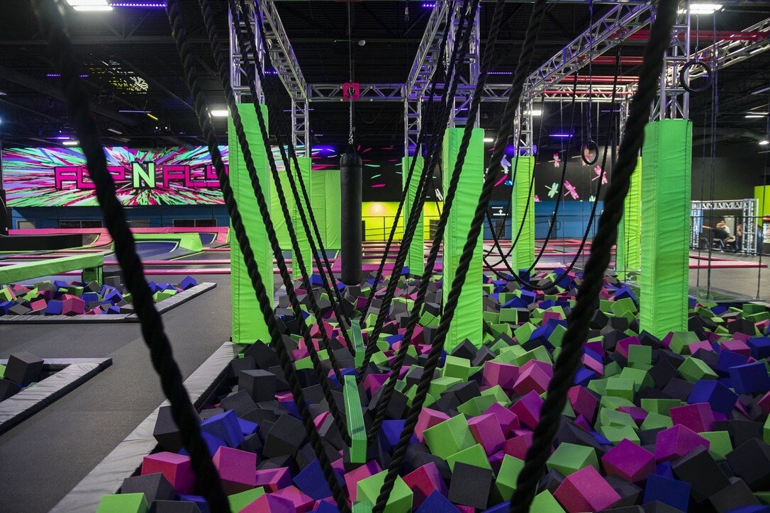 Ninja course obstacles
