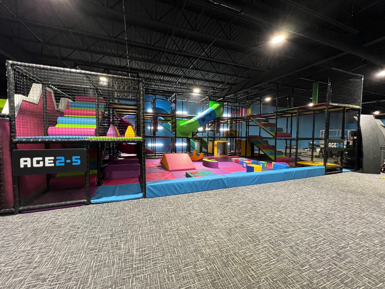 Soft play playground construction detail