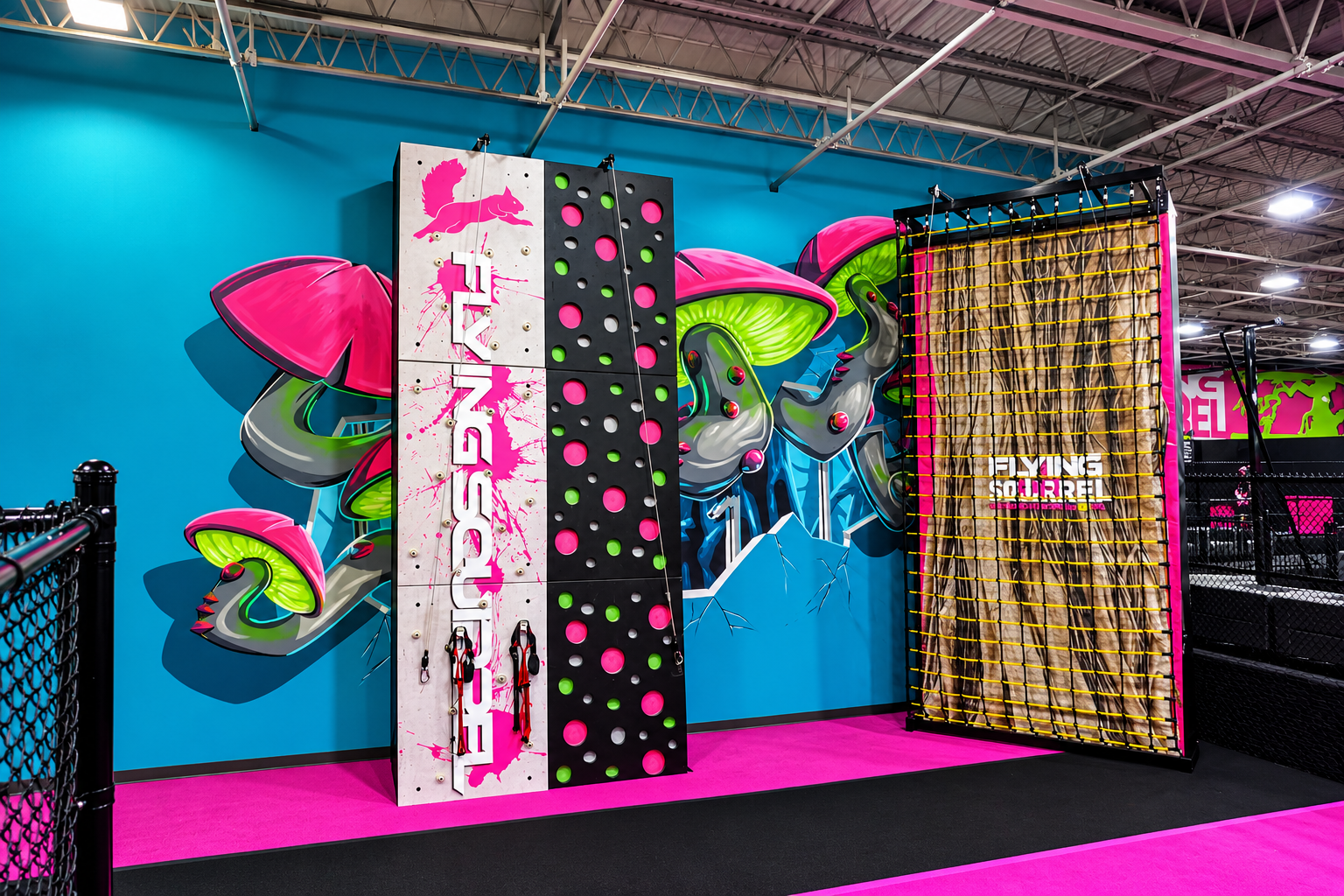 Budget Tall Wall climbing wall by Shock Trampoline