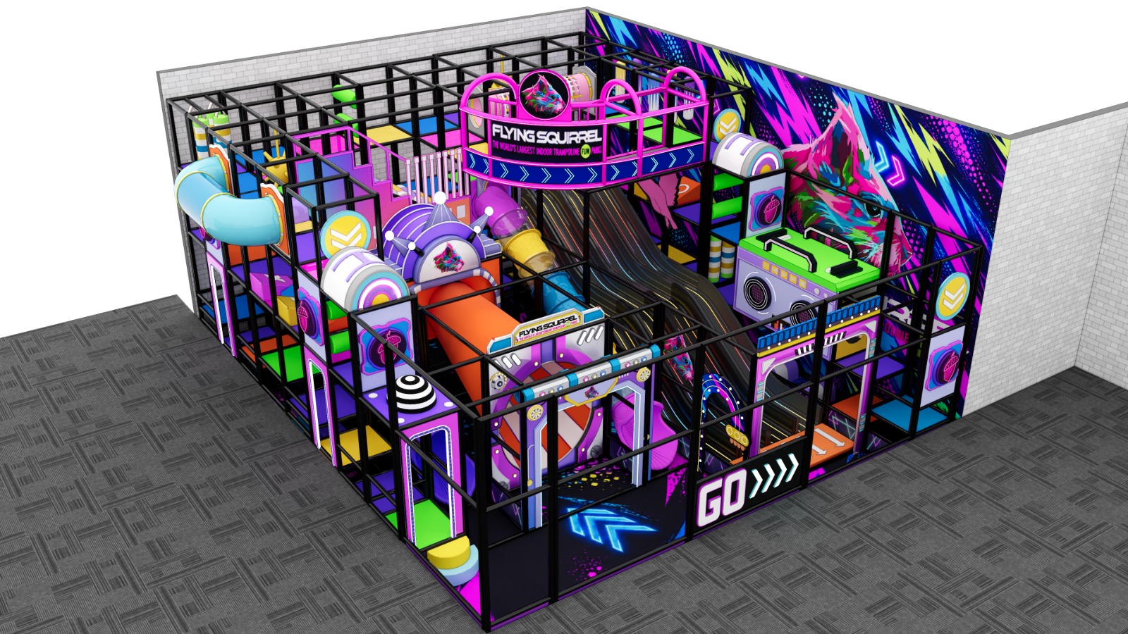 Custom soft play park by Shock Trampoline
